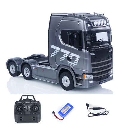 SOLD OUT Fast Shipping 1/18 Plastic 6X4 Remote Control Tractor Truck 770S 1501 RWD RC Lorry Vehicle Light Sound Ready to Run Model Toys for Adults