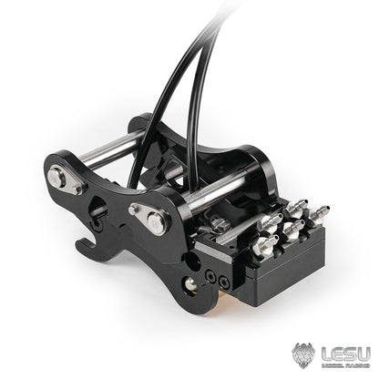 Metal Hydraulic Quick Coupler C0096 for LR956 ZX490 1/14 LESU Remote Control Hydraulic Excavator Model DIY Construction Vehicles