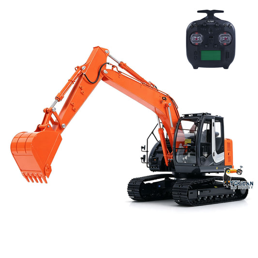 SFROG ZX135US LITE Metal Digger 1/14 RC Hydraulic Excavator 3CH Valve 3.5-4MPA Pump Manual Quick Coupler ST8 Radio Light Sound
