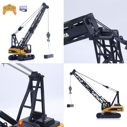 US STOCK HUINA 572 15CH RC 1/14 Construction Crane Truck Tower Excavator Model Car Toy