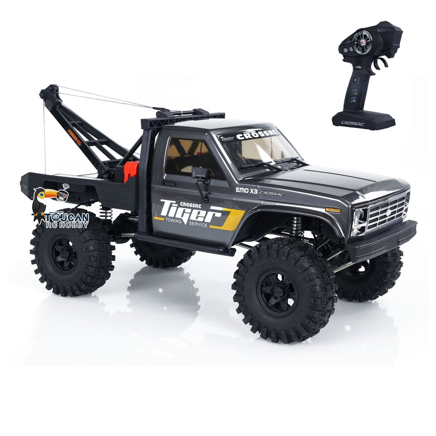 CORSSRC 4WD 1/8 EMO X3 RC Straßenrettung Abschlepp Crawler PNP