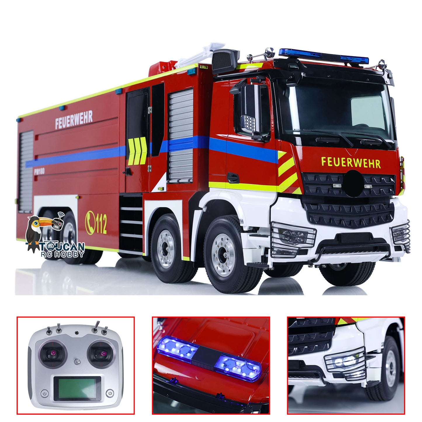 8x4 1/14 RC Feuerwehrauto RC Sprinklerfahrzeuge