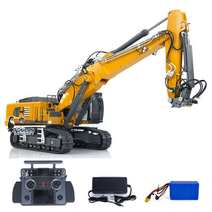 CUT 1/14 K970-301S 3 Arms Painted Assembled RTR Hydraulic RC Excavator Digger With Tamden XE Transmitter