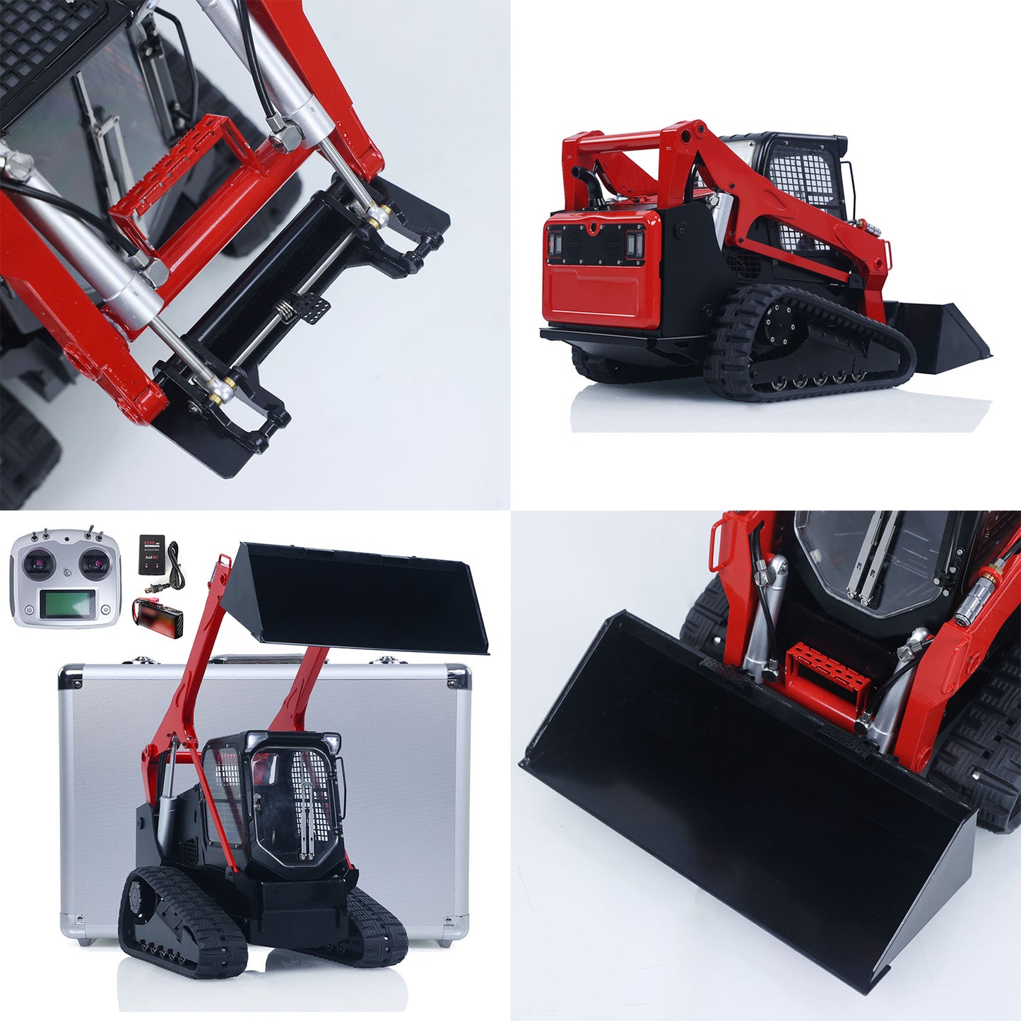 Fast Shipping 1/14 Hydraulic RC Tracked Loader SM770 Skid-Steer Remote Control Car Model