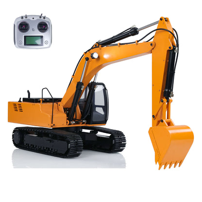 US STOCK JDM 1/12 Hydraulic Excavator Painted Assembled RC Model Pump Tracks Light Radio