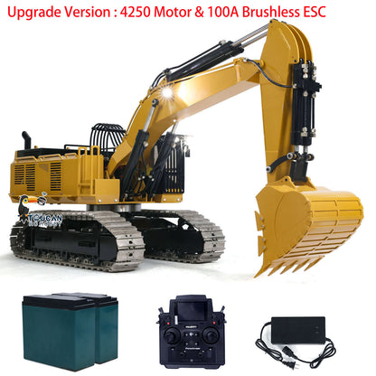 TOUCAN RC HOBBY 1/8 385CF Metal Hydraulic RC Excavator RTR 150KG Heavy Duty Remote Control Diggers Ready to Run Upgraded Version Models