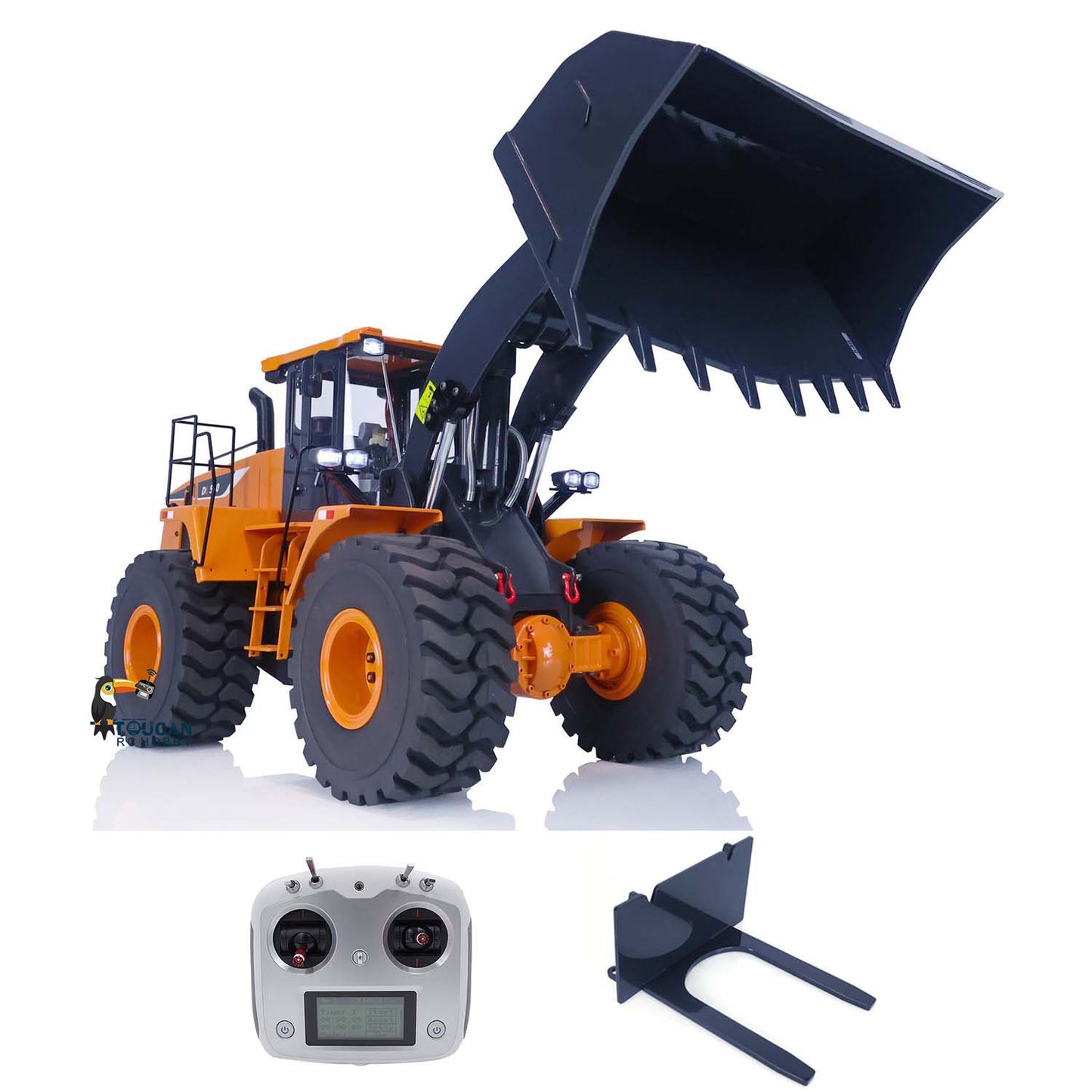 XDRC Metal WA470 1/14 RC Hydraulic PNP Loader 980L W/O Battery