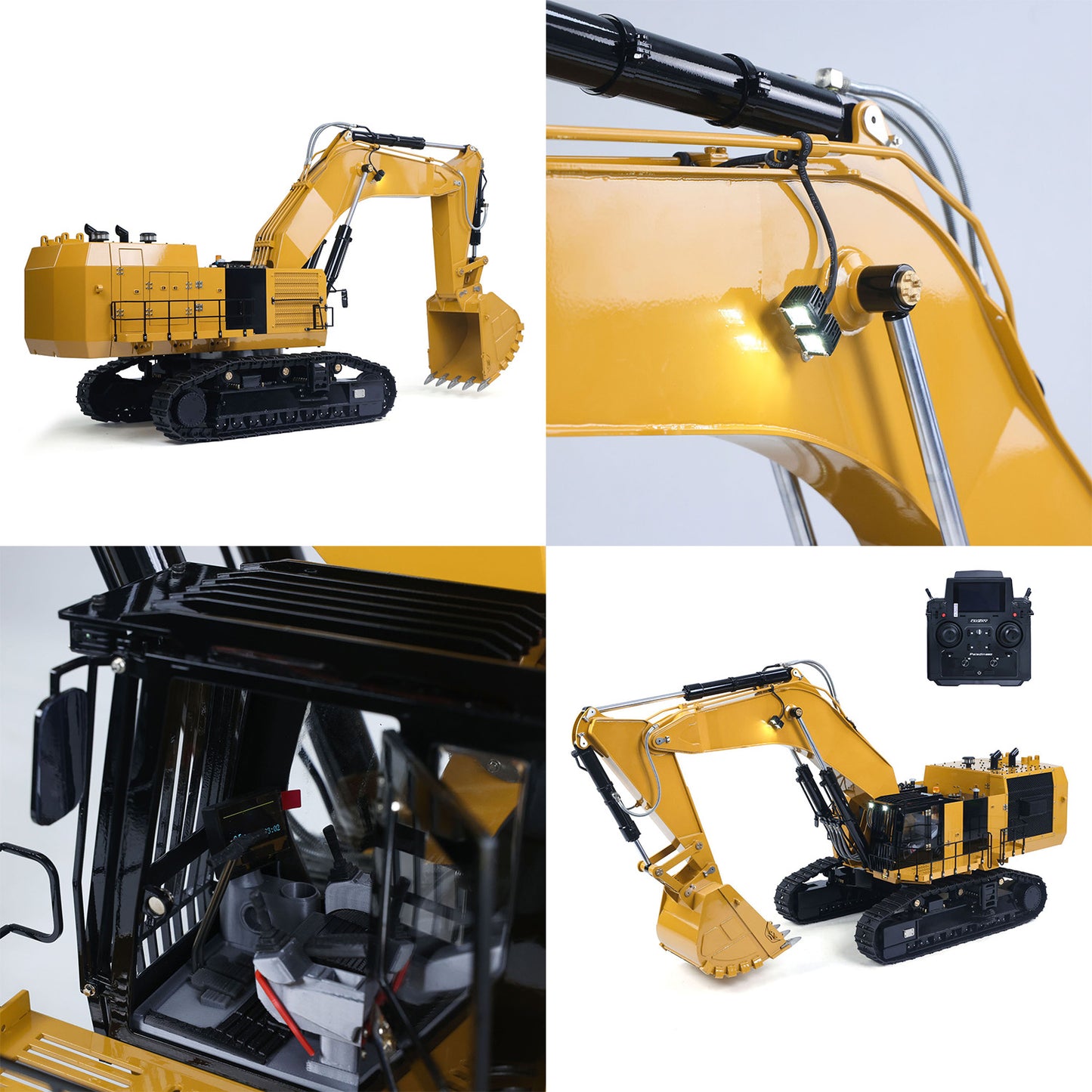 1/14 Hydraulic RC Excavator 6015B Metal RC Heavy Duty Digger