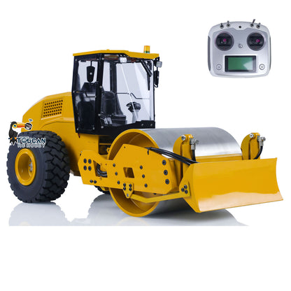 1/12 CS11 RC Hydraulic Road Roller Metal Remote Control Construction Vehicles