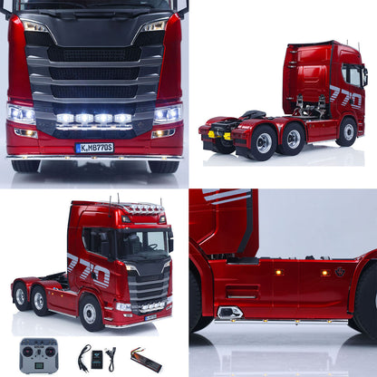 ONLY ONE Fast Shipping KABOLITE 1/14 770S 100 RC Tractor Truck 6x6 Remote Control Lorry Car 2Speed Gearbox Differential Lock Battery Radio RTR Model