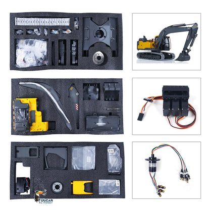 Double E EC160E KIT 1/14 Alloy RC Hydraulic Excavator Wireless Control Diggers Brushless Motor Engineering Vehicle Unassembled