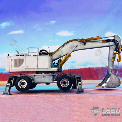 LESU 1/14 AOUE ET30H RC Metal Hydraulic Wheeled Excavator A0006 KIT