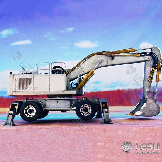 LESU 1/14 AOUE  ET30H RC Metal Hydraulic Wheeled Excavator A0006 KIT