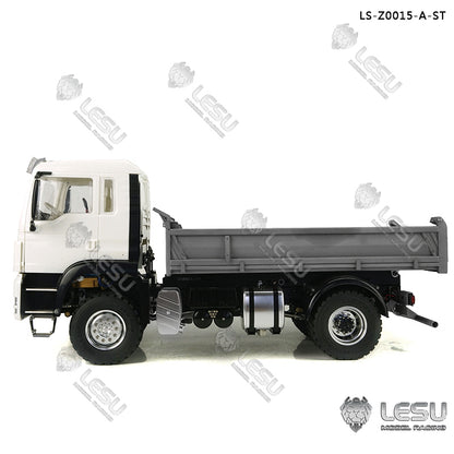 LESU 1/14 6x6 Metal TGS Dumper A/B Truck Model Light Sound Hydrualic System Motor Light Sound Opitonal Versions