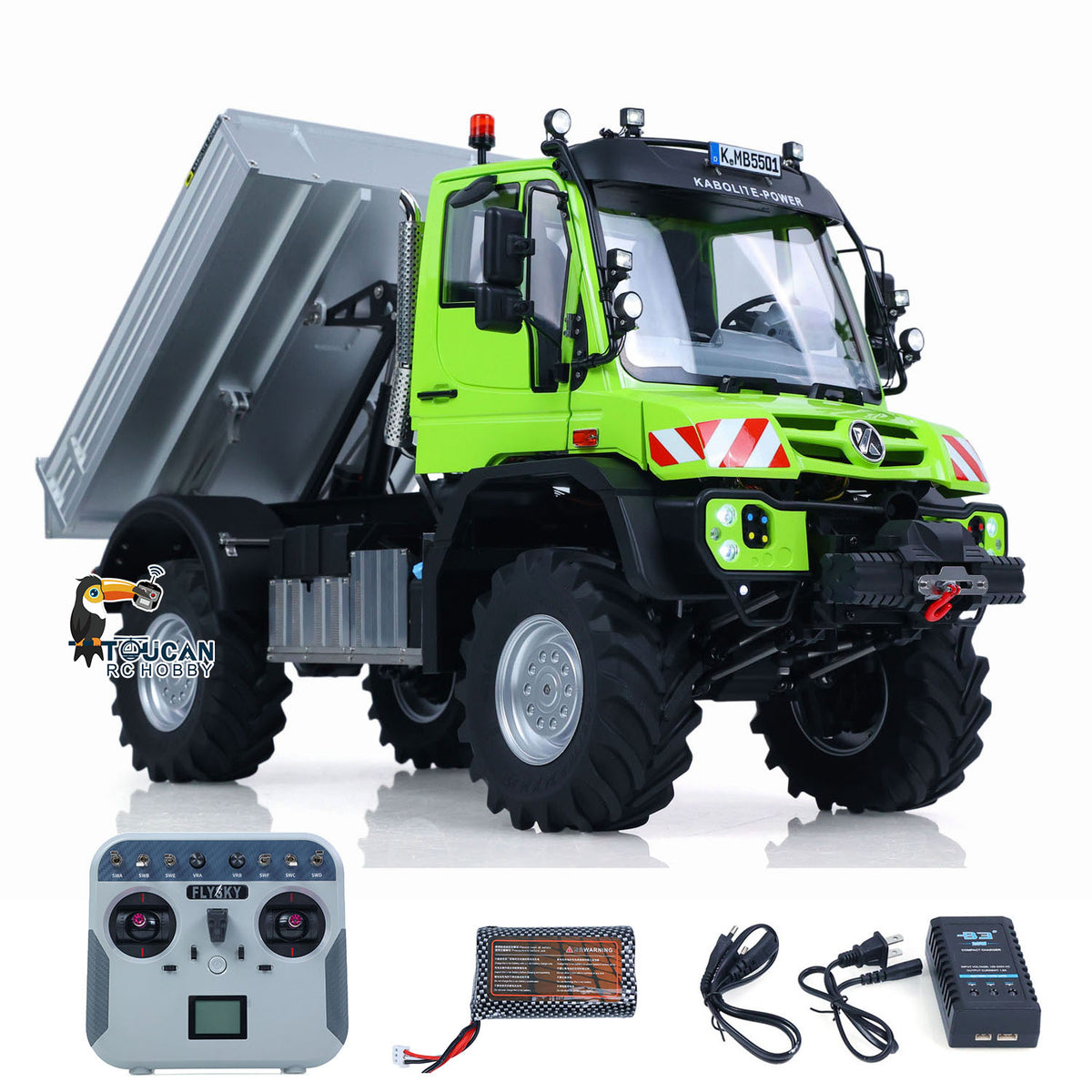 Fast Free Shipping for EU KABOLITE K5501 1/14 Remote Control Off Road Car RC Dumper ATV Light Truck 2-Speed Transmission Metal Drive Shaft Lights Sounds