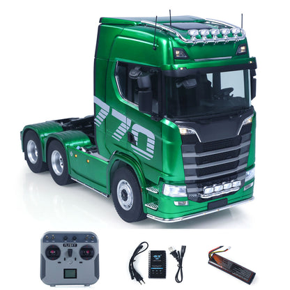 Fast Shipping 1/14 KABOLITE RC Tractor Truck 770S 100 6X6 2Speed Romote Control Vehicle Axle Locks Metal Chassis Rail Openable Door RTR