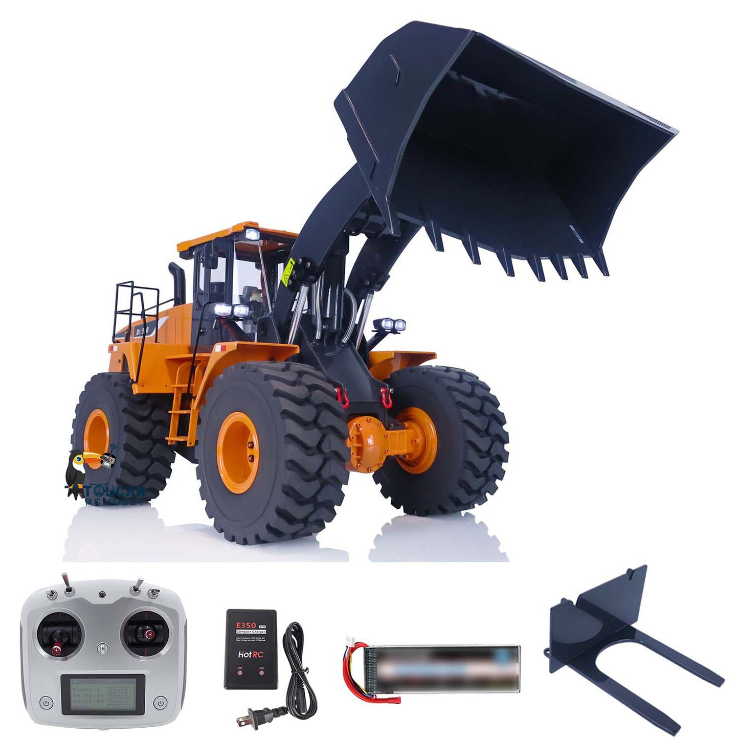 XDRC 980L Metal 1/14 Ready To Run RC Hydraulic RTR Loader WA470