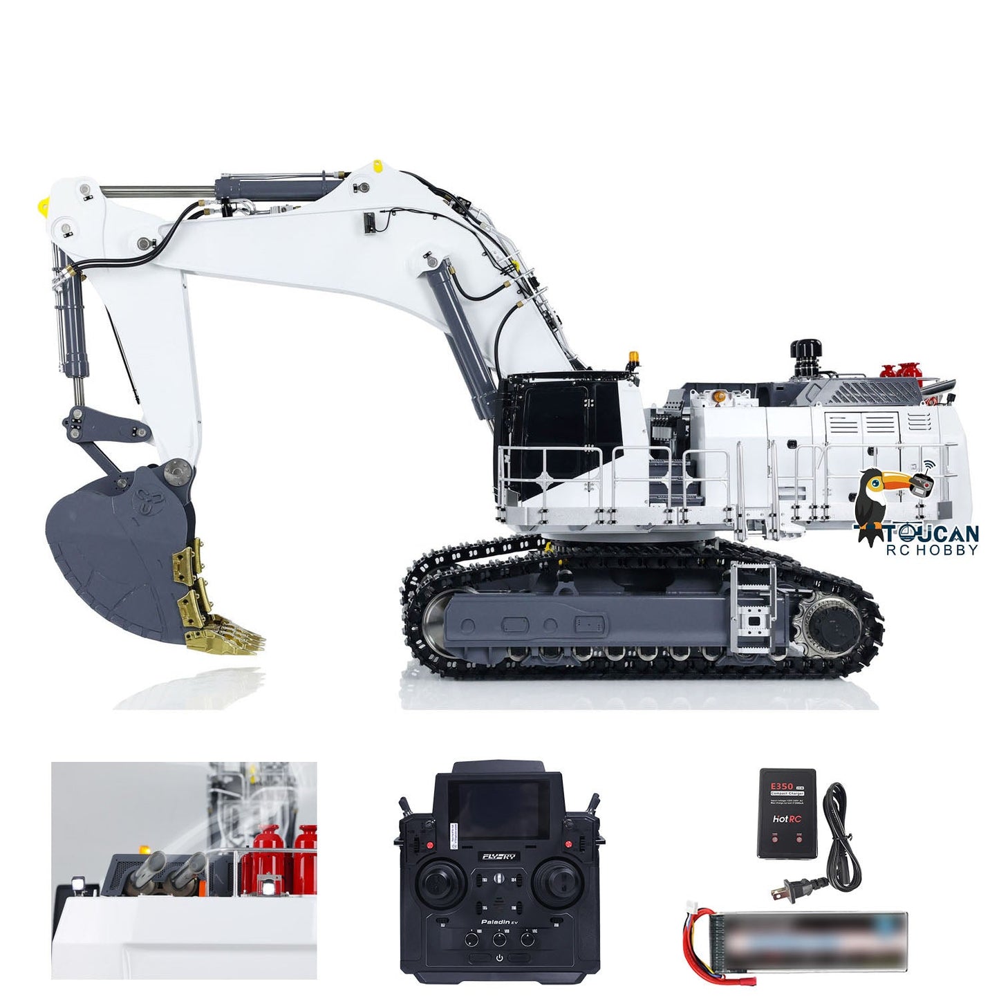 1/14 LESU RC Hydraulic Excavator AOUE 9150 Backhoe Shovel