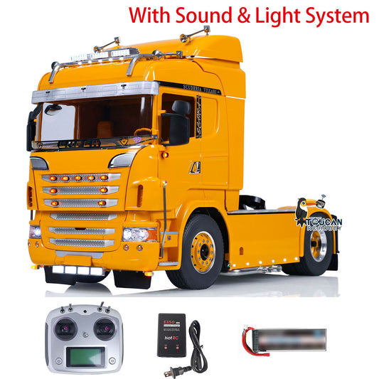 LESU 4X4 1/14 RC Traktor Lkw Metall Chassis R730