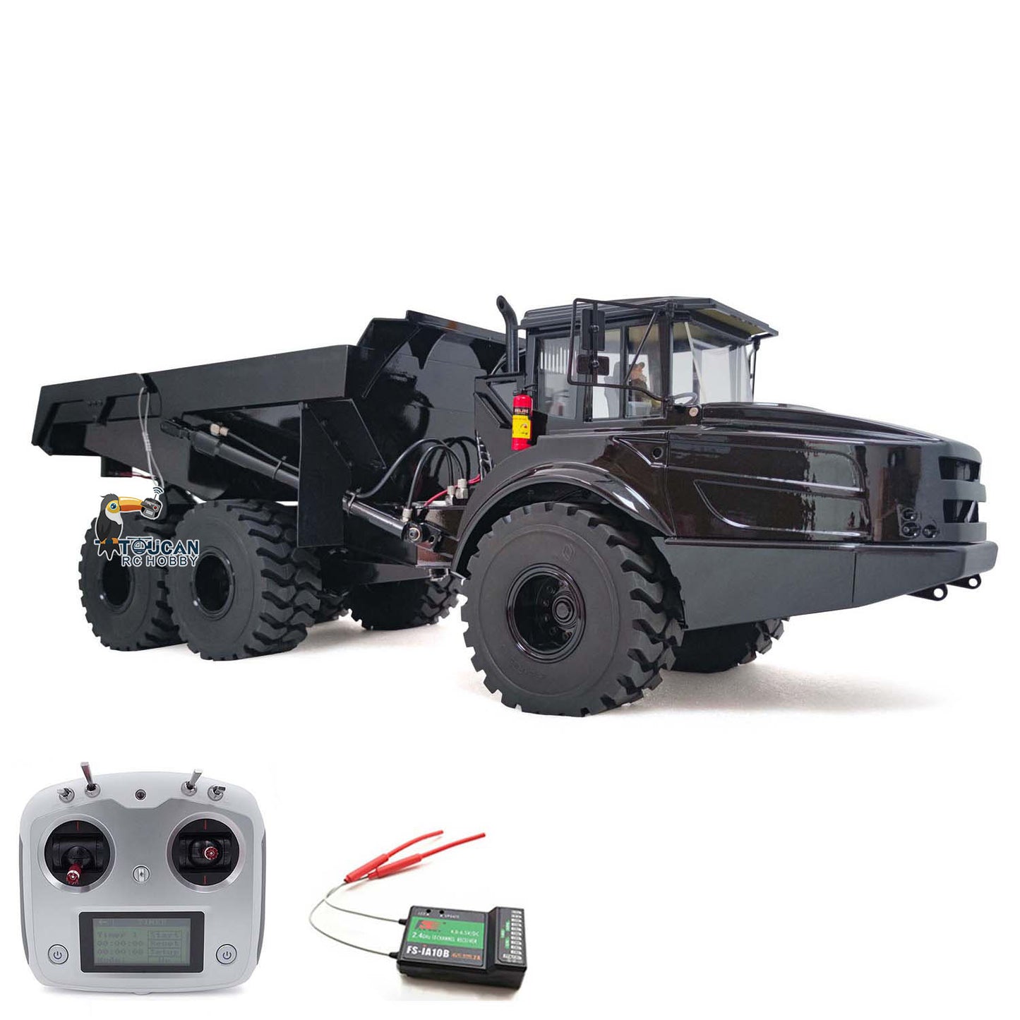 XDRC 1/14 PNP 6x6 Metal Hydraulic A40G RC Articulated Truck Dumper