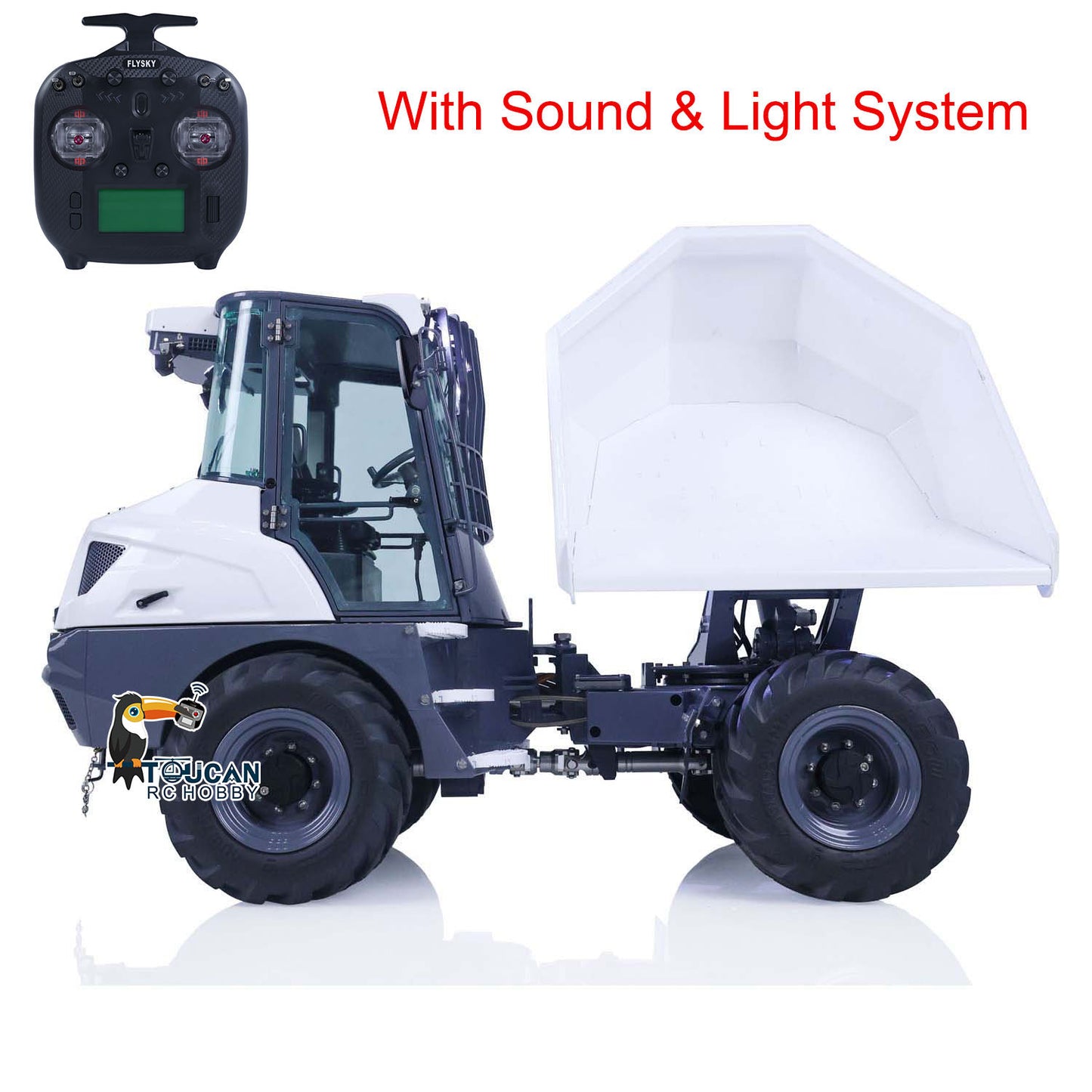 LESU 1/14 6MDX 4X4 RC Hydraulic Articulated Dump Truck