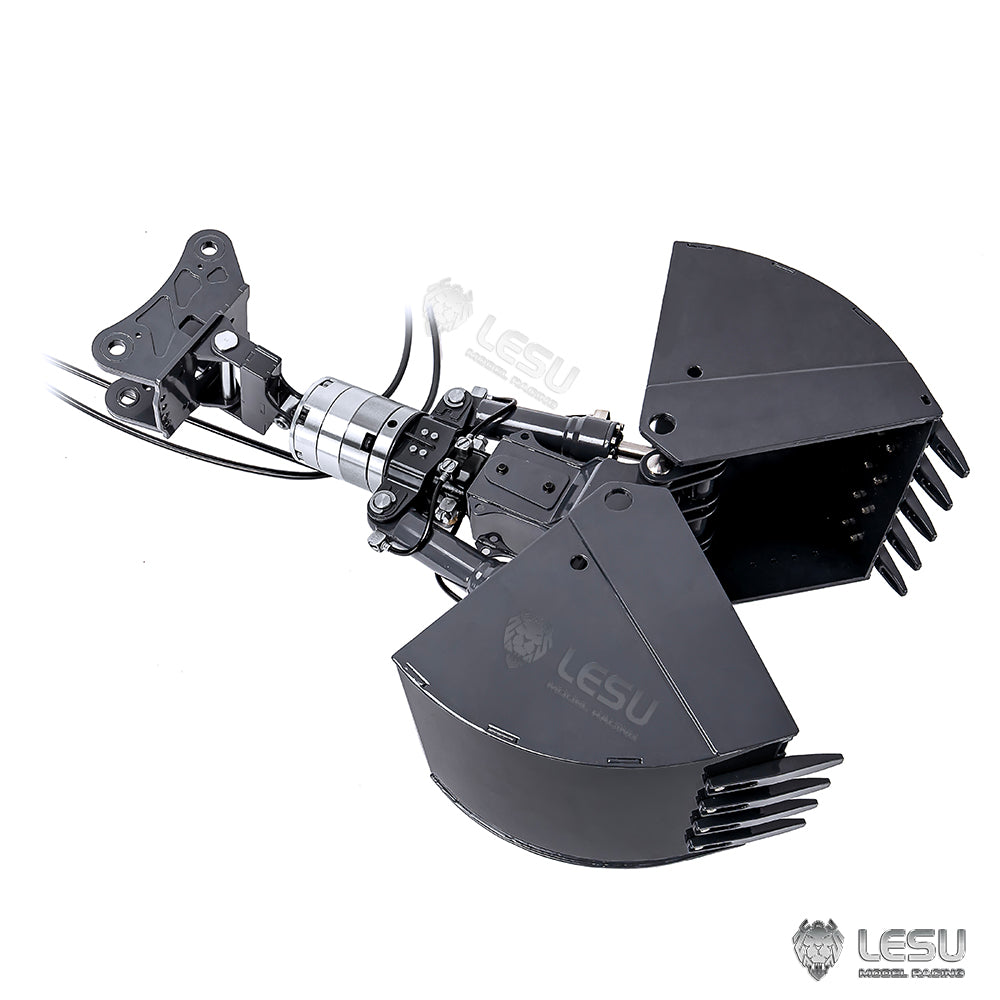 Godet à benne basculante en métal pour excavatrice hydraulique LESU ET35 B0006 1/14 RC