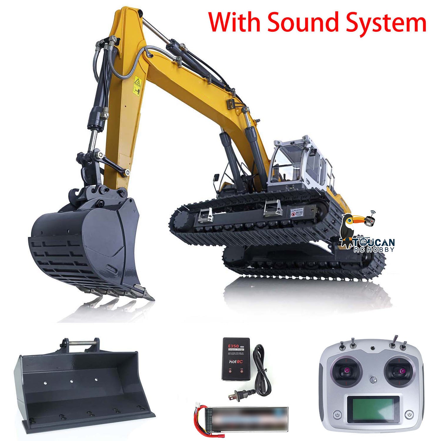 1/14 XDRC Metal Hydraulic RC Lieber 945 Excavator With Sound Light System