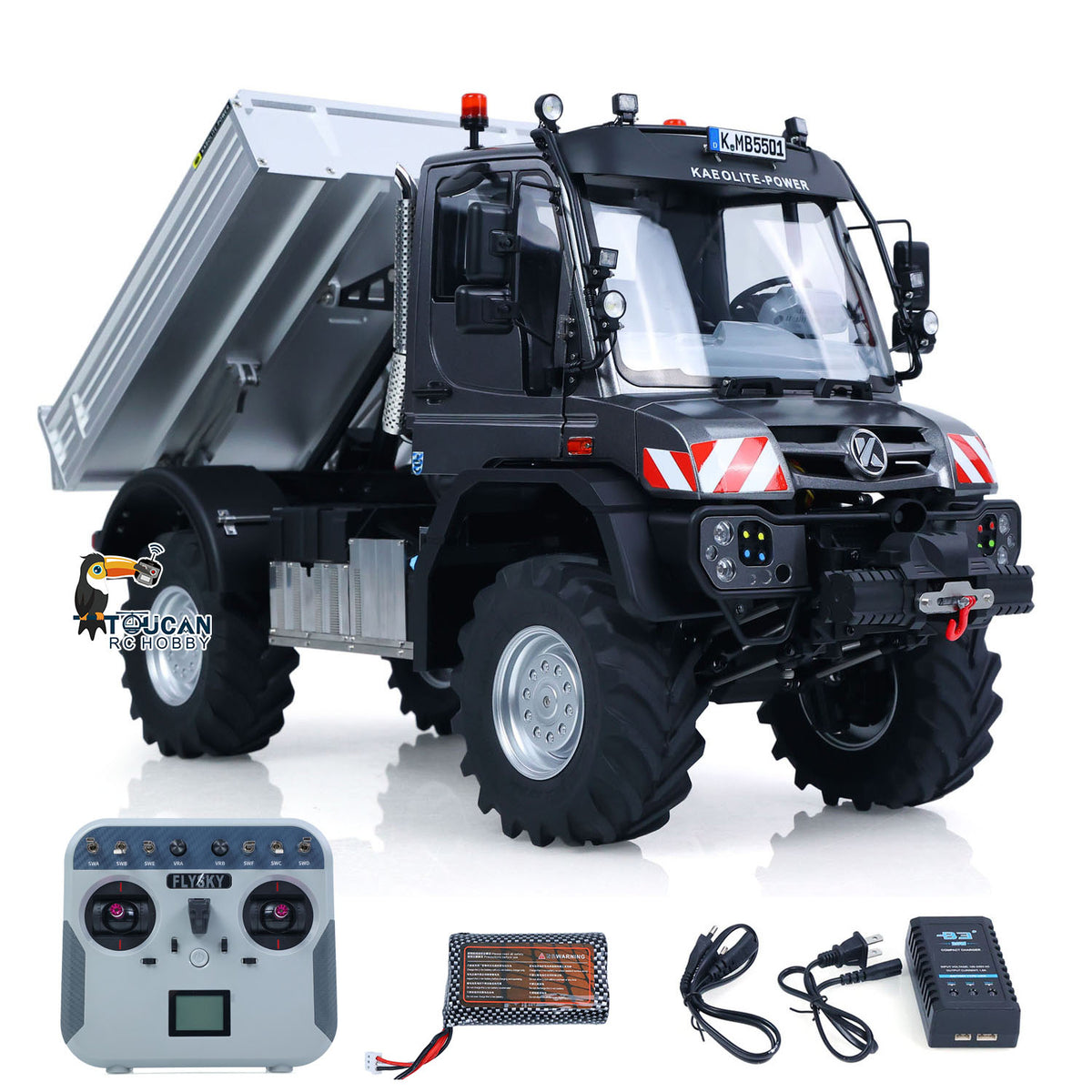 Fast Free Shipping for EU 1/14 KABOLITE K5501 2-Speed Gearbox Remote Control Off Road Car RC Dumper ATV Light Truck Axle Locks RTR Light Sound System
