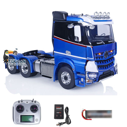 EN STOCK LESU 1/14 6x6 RC Tracteur Camion RTR Voiture Télécommandée