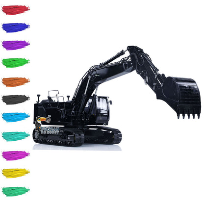 LESU 1/14 Aoue Metal Painted Assembled LR945 Hydraulic RC Excavator Digger B0016 With Quick Connector Coupler