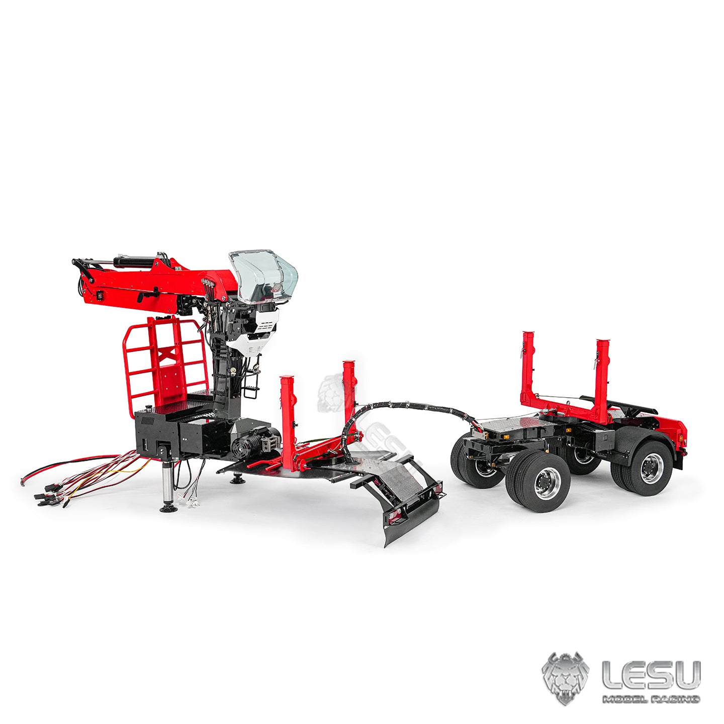 Deposit New Product Pre-order LESU 1/14 Metal Long Log Trailer RC Model