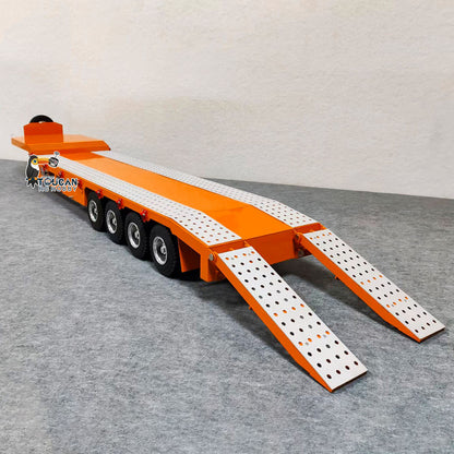 4-axle Metal Semi-Trailer for 1/14 RC Tractor Trucks