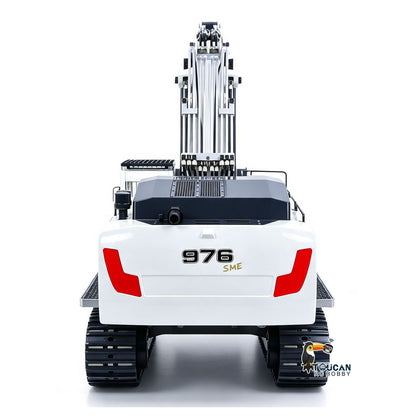 40KG! RTR 1/12 Metal Hydraulic RC Digger LR976 6CH Valves Remote Control Excavator 3.0L Dual Pump Hobbywing Brusheless ESC