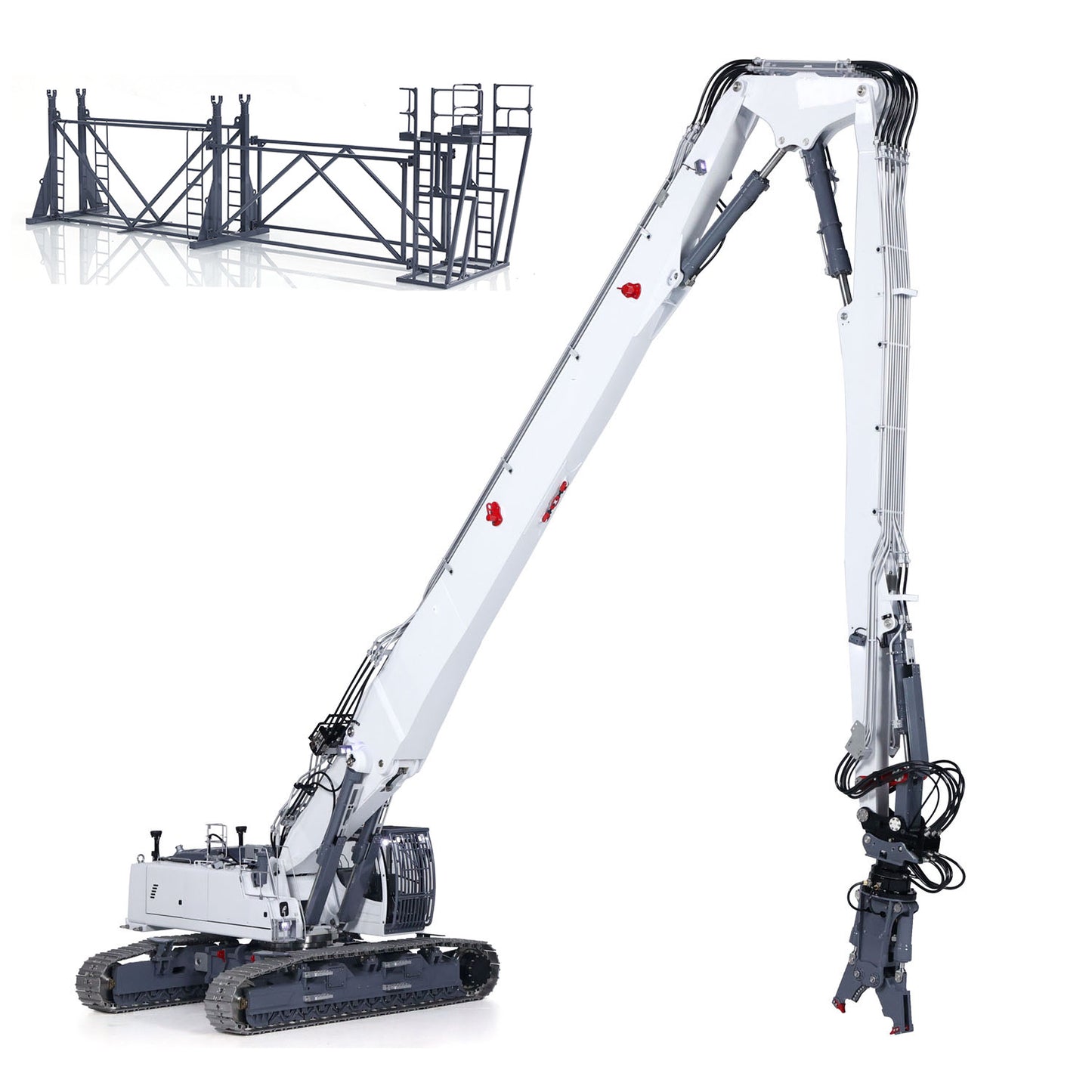 LESU 1/14 RC Excavatrice de démolition hydraulique Aoue LR960 Modèle de pelle lourde finie 960 Version PNP