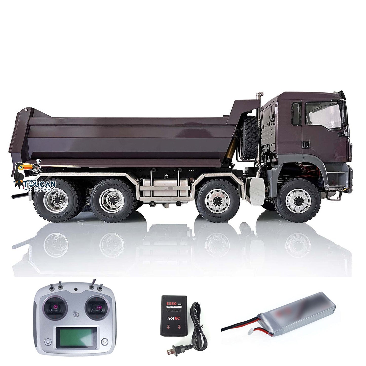 LESU 8x8 Hydraulic RC Dump Truck 1/14