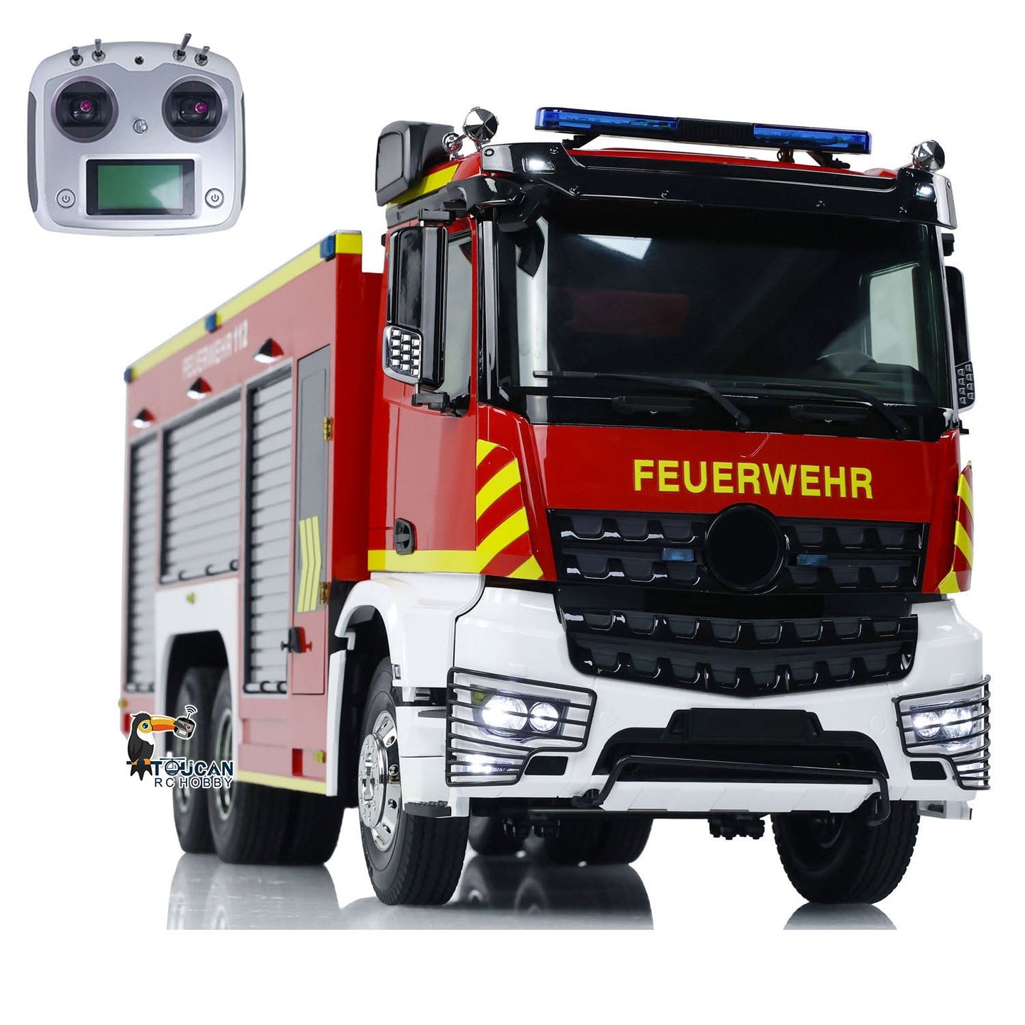 Camion de lutte contre les incendies RC 1/14 6x4 Véhicules de pompiers RTR