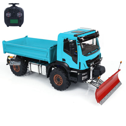 1:14 Hydraulic RC Dump Truck 4x4 Radio Control Tipper With Snow Blade