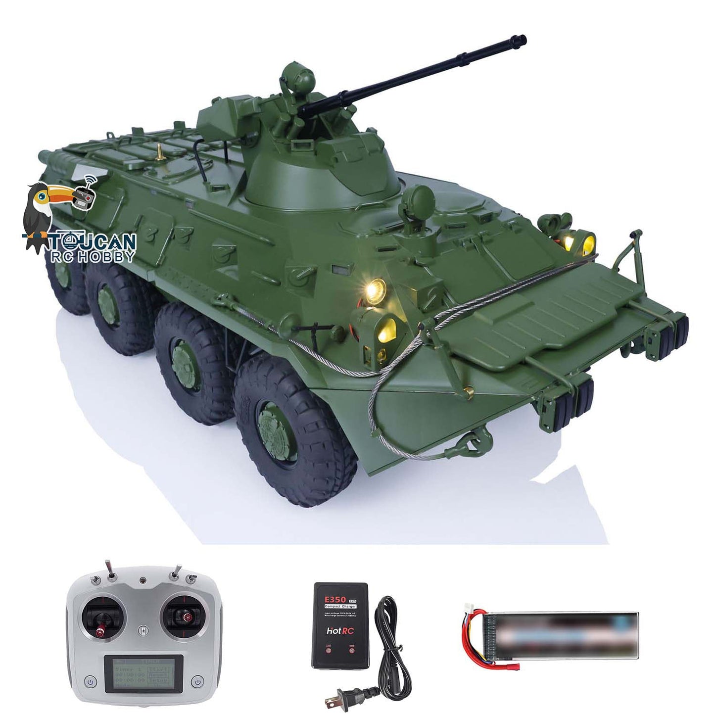 CROSSRC BT8 8X8 1/12 RC Armored Transport Vehicle RTR