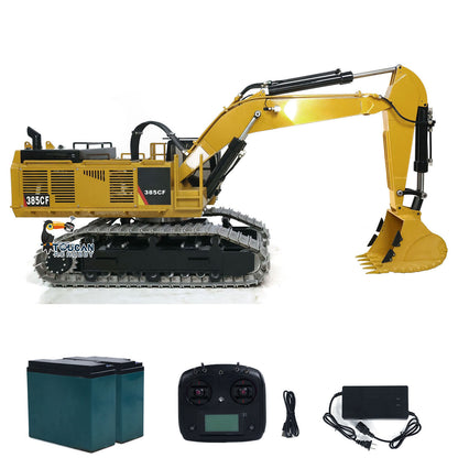 1/8 Giant Metal 385CF Heavy Duty RC Hydraulic Excavator I6S Controller