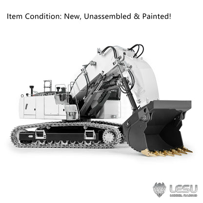 LESU Aoue LR956 1/14 Metal RC Front Shovel Digger B0041 Dual Pumps Hydraulic Excavator KIT/PNP/RTR with 4CH Valve Brushless Motor Light System