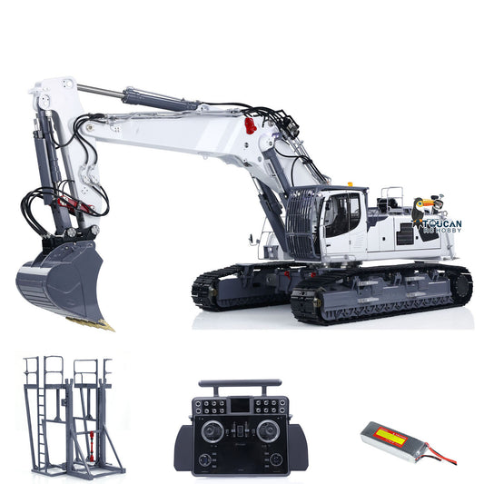 LESU 1/14 RC Full Hydraulic Excavator LR960 RTR Digger Frsky XE Radio Battery Without Sound System