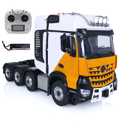 1/14 TOUCAN Metal 8X8 Differential Lock Axles RTR DIY RC Tractor Trucks Remote Control Lorry Cars Model Warning Lights