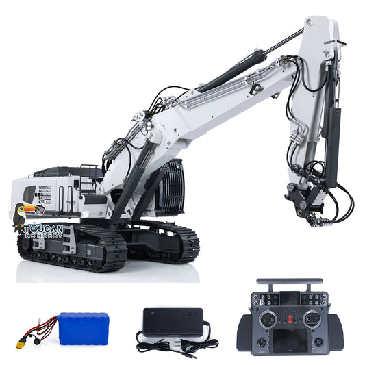 CUT 1/14 K970-301S 3 Arms Painted Assembled RTR Hydraulic RC Excavator Digger With Tamden XE Transmitter