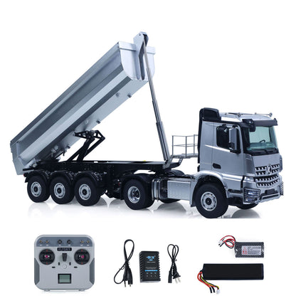 US STOCK Kabolite RTR Car 1/14 4X4 RC Tractor Truck 3Axles Electric Lifting Dump Trialer