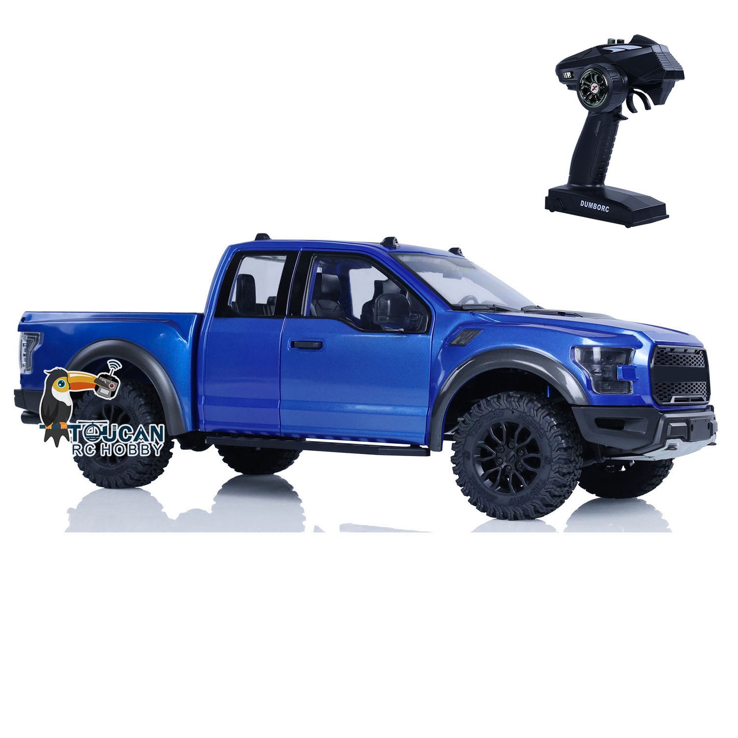 JDModel 1/10 F150 RC Racing Crawler Car Blue ARTR Version