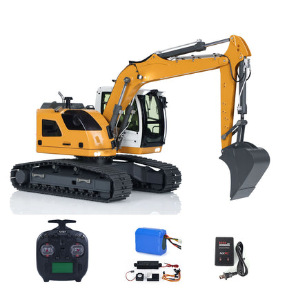 US STOCK 1/14 RC Hydraulic Excavator R920 JDM-208 Metal Remote Control Digger Model Sound