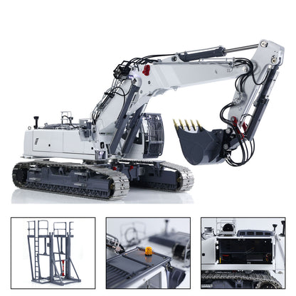 Machine lourde 1/14 RC Excavatrice entièrement hydraulique LESU LR960 Pelle de chantier