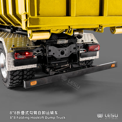 Deposit New Product Pre-order LESU 1/14 Metal 8x8 Roll-Off Truck Full Dump RC Construction Vehicle
