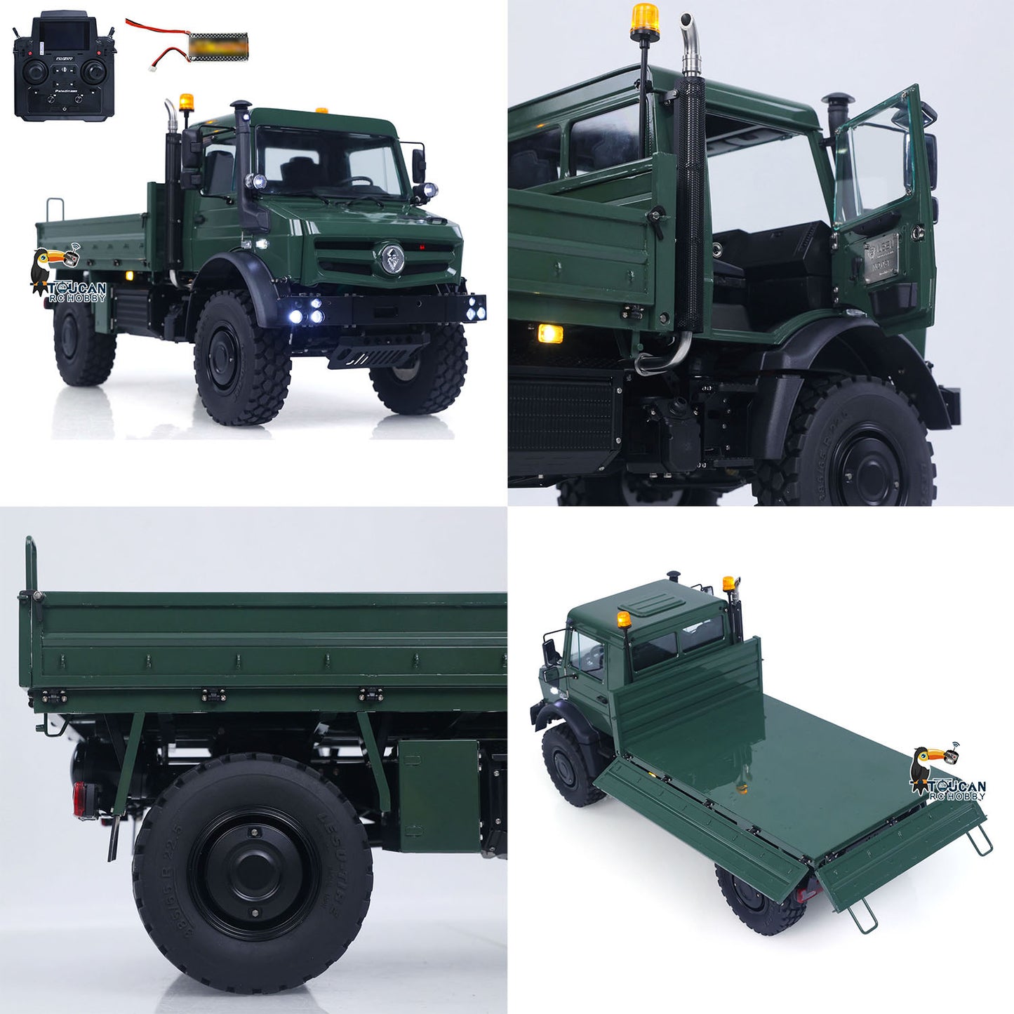 LESU U4023 1/14 Metal RC Off Road Car MT44023 Remote Control Crawler ATV Sound System Wheel Reduction Axle Lock 3Speed Gearbox