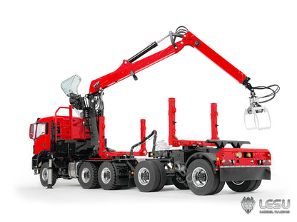Deposit New Product Pre-order LESU 1/14 Metal RC Logging Truck Hydraulic Crane Tractor Lorry